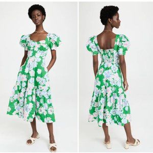 Tanya Taylor Green Danielle Dress Size 6